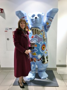 At the airport in Berlin