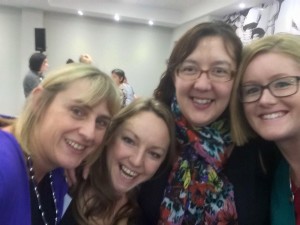 Tracey, Eve, Beth and Kathryn at my book launch in September 2015